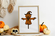 Trick or Treat Halloween Clipart, a Seasonal Illustration by QM_ART (Thumbnail 6 of 7)