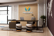 PSD Office Interior Wall Mockup, a Product Mockup by Ayy (Thumbnail 4 of 17)