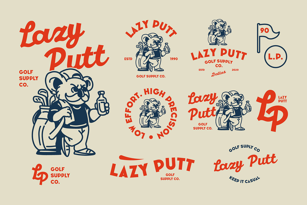 Animals Golf Mascot Bundle, a Sport Illustration by Skilline Supply Co. (Photo 21 of 22)