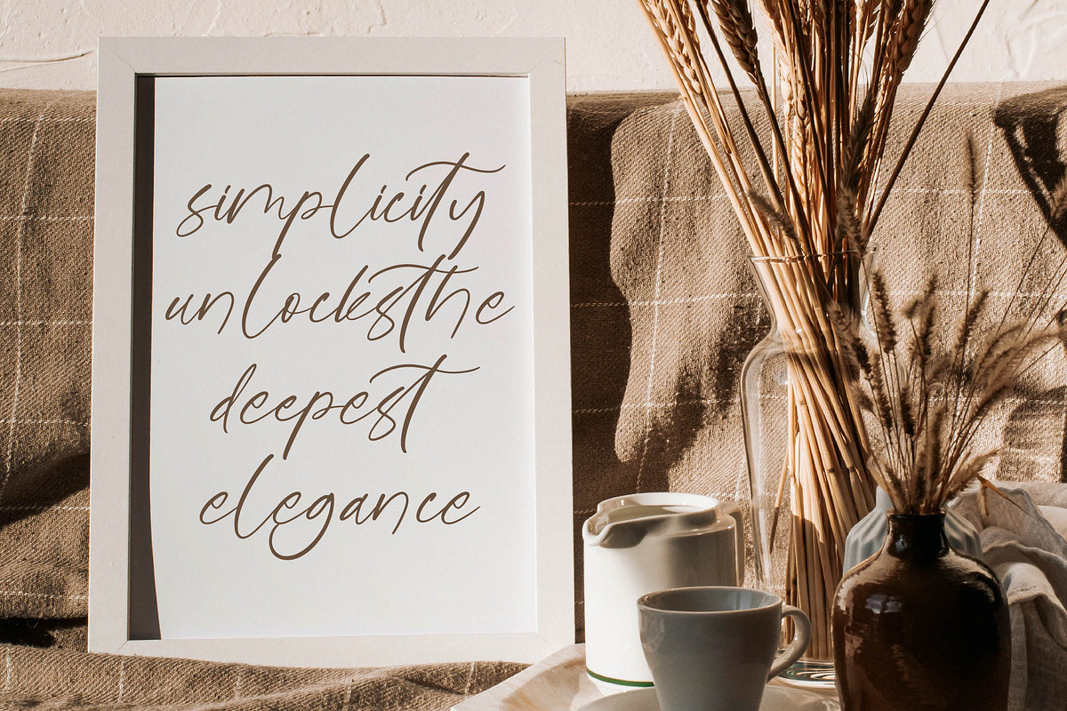 Goldbrush Delights, a Handwritten Font by Integritype Studio (Photo 11 of 15)