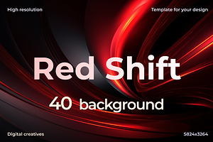 Red Shift  Background Set, a Background Graphic by Digital Blood