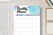 Monthly Planner: A5 & A4, a Stationery Template by Stick with Sam (Thumbnail 2 of 4)