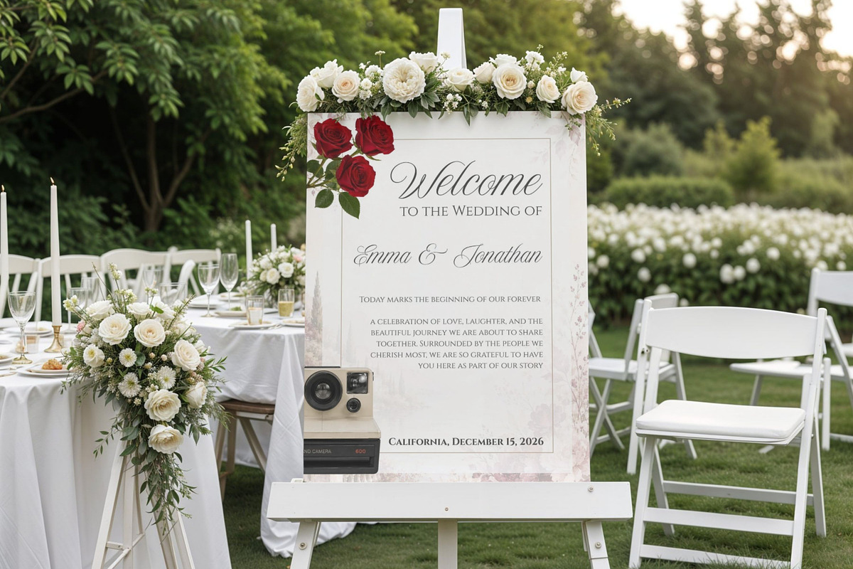 Beauty Burgundy Wedding Website, a Landing Page Template by Everyday Perfection (Photo 9 of 12)