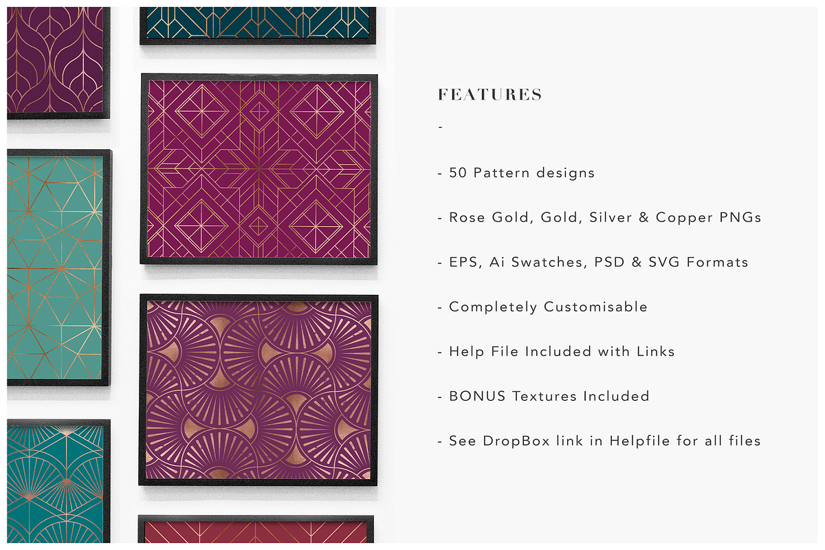 Soirée | Pattern Pack, a Pattern Graphic by Marigold Studios (Photo 2 of 14)