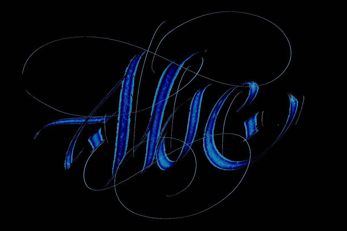 CalligraphyMasters Procreate Brushes, a Brush Add-On by the Fontmaker (Photo 5 of 38)