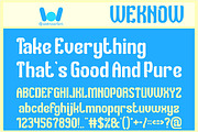 Late Afternoon font, a Font by weknow (Thumbnail 4 of 8)