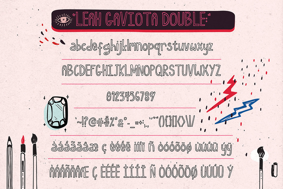 Leah Gaviota Script, a Script Font by BlueRobinDesignShop (Photo 10 of 18)