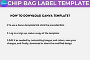 Chip Bag Product Label Canva Mockup, a Packaging Mockup by Akrinity Digital (Thumbnail 3 of 3)