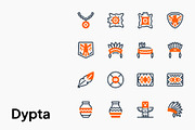 Native American Decoration Icon Set, a Duotone Icon by Eklip Studio (Thumbnail 2 of 4)