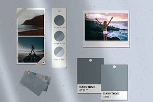 Modern Mood Board Mockup Kit