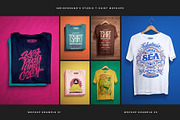 Studio T-Shirt Mockups, a Shirt Mockup by Indieground Design Inc. (Thumbnail 2 of 6)