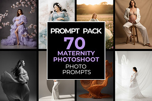 70 AI Maternity Photoshoot Prompts, a Beauty & Fashion Photo by Selenique Studio