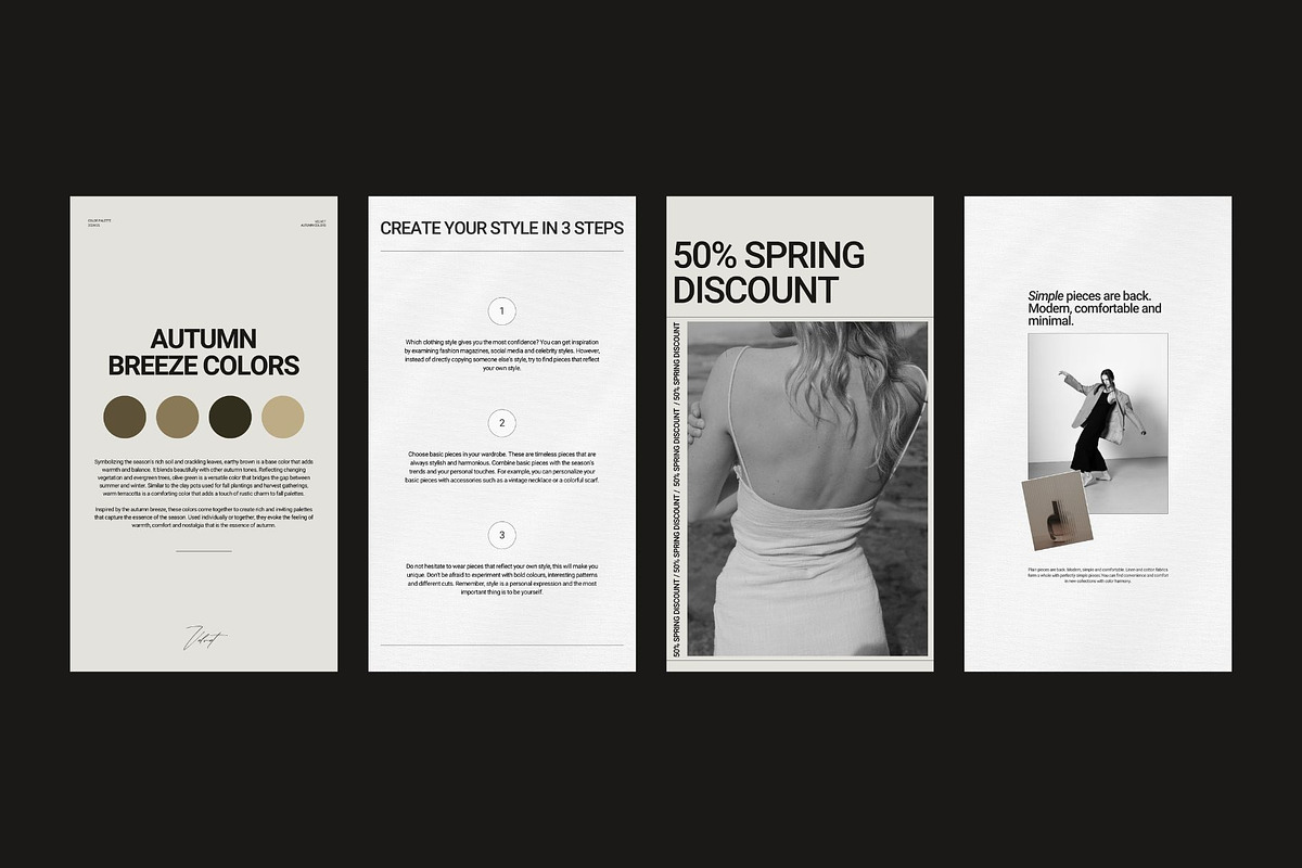 Velvet / Canva Story Templates, a Social Media Template by Mia Branding Studio (Photo 2 of 6)
