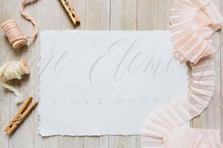 Styled Canvas Paper Mockup