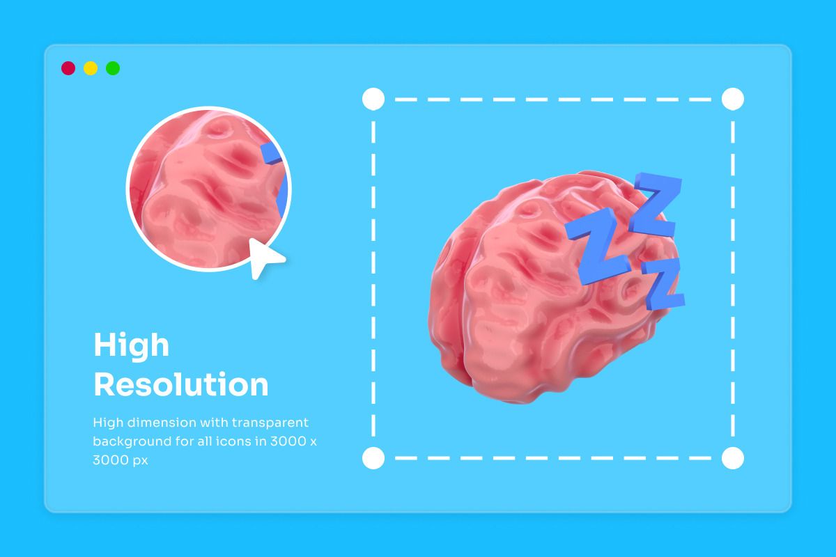 Wellness Calm 3D Icon Pack, a Healthcare Illustration by twinstd (Photo 3 of 6)
