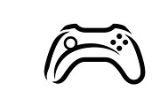 set of gaming controller silhouettes, an Illustration by Amazin_art (Thumbnail 33 of 41)