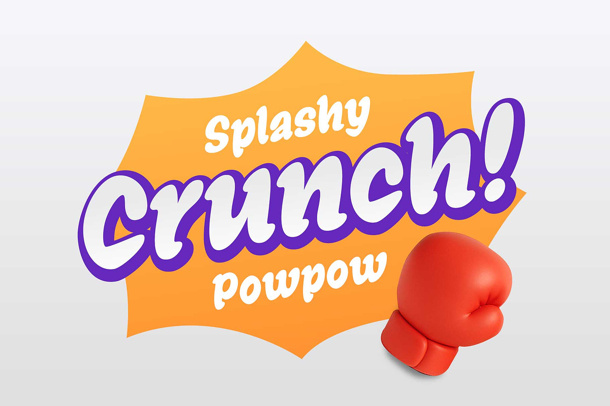 Snacko; Comical Display Font, a Sans Serif Font by Eko Bimantara (Photo 3 of 9)