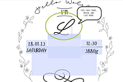 Lisa - a Baby Welcome PDF template, a Card Template by Roland Huse Design (Thumbnail 4 of 5)