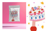 It's your Birthday bundle, a Food Illustration by Luamor (Thumbnail 7 of 13)