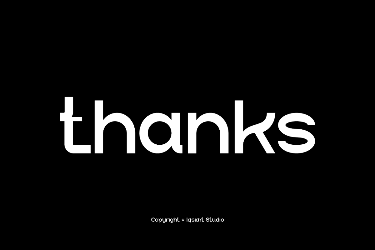 Wahoya - Corporate Logo Font, a Sans Serif Font by Iqsiart Studio (Photo 13 of 13)