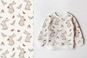 Pattern Little bunny, a Pattern Graphic by Olena Kuznietsova (Thumbnail 1 of 3)