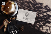 Hotel Card with Key Ring Mockup, an Advertising Mockup by SD Mockup (Thumbnail 2 of 4)