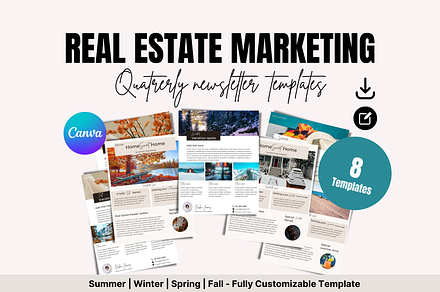 Real Estate Newsletter Canva