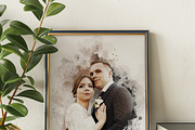 Wedding Watercolor Art Photo Effect, an Action Add-On by MRI STUDIO (Thumbnail 6 of 13)