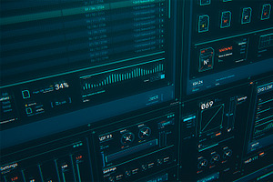 Futuristic HUD Interface UI XT2