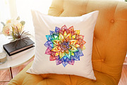 Watercolor Hippie Bundle Clipart, an Illustration by Sublimation Artist (Thumbnail 6 of 6)