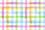 Watercolor rainbow plaid, a Pattern Graphic by Anya-D (Thumbnail 1 of 9)