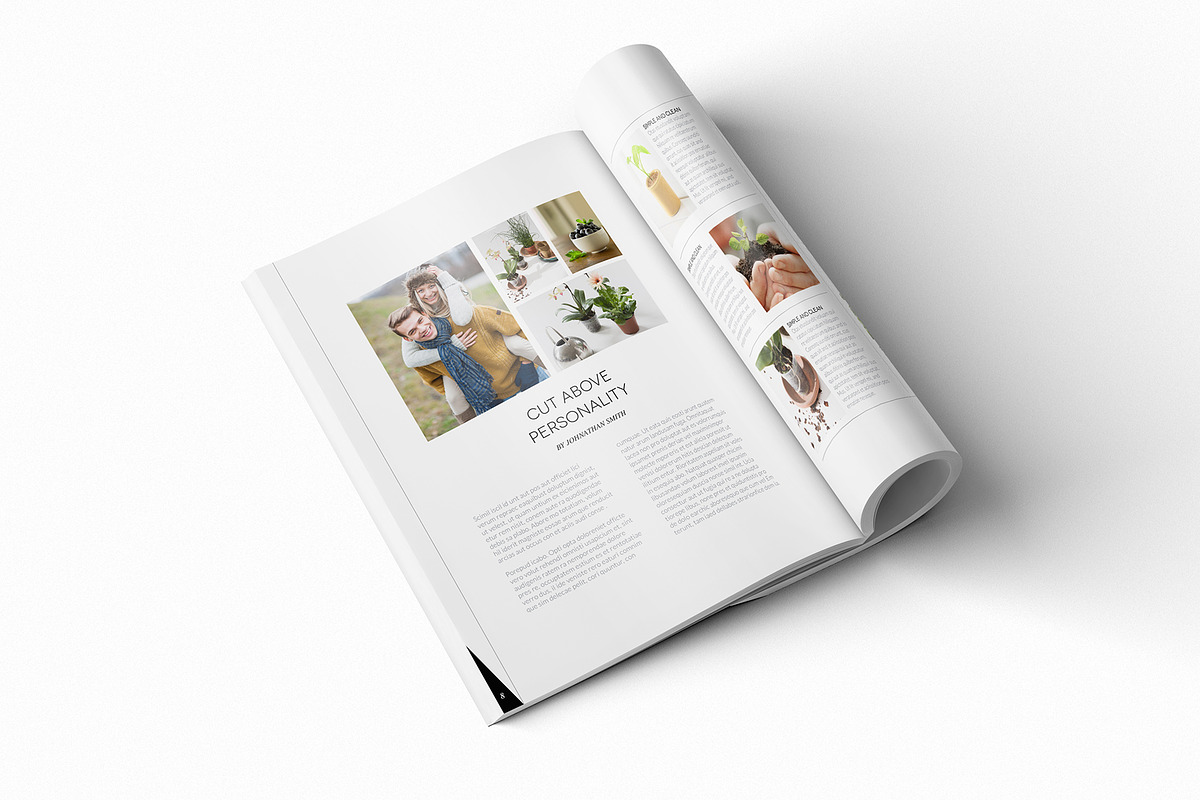 Magazine Template InDesign 12, a Magazine Template by Love Graphic Design (Photo 2 of 20)