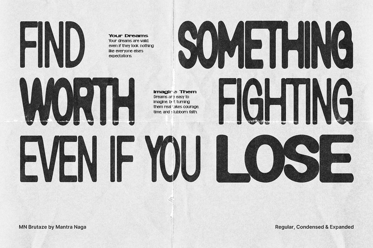 MN Brutaze - Handwritting Sans Serif, a Handwritten Font by Mantra Naga (Photo 4 of 17)