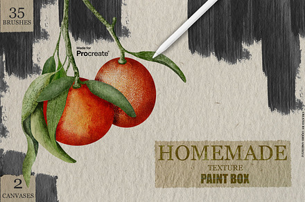 Homemade Texture Box for Procreate, a Brush Add-On by Liquid Amethyst Art