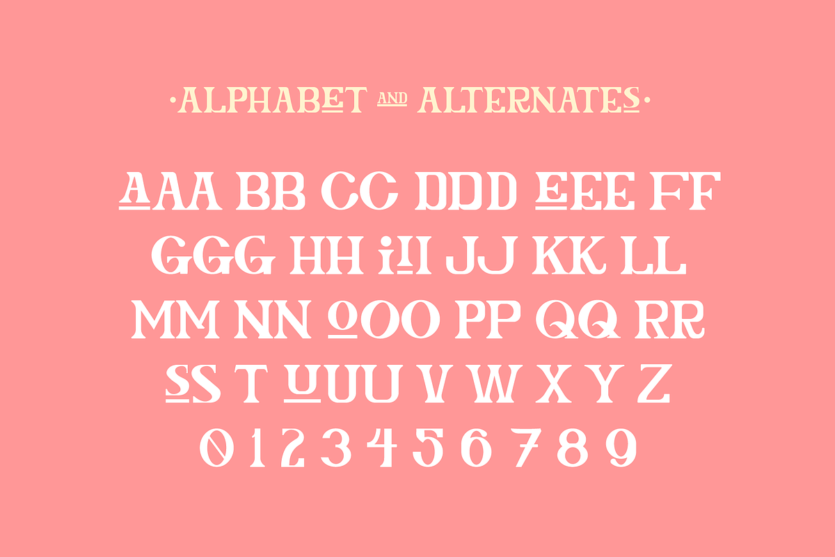 Rumpunch Serif All-Caps Display Font, a Font by Holt510 (Photo 4 of 13)