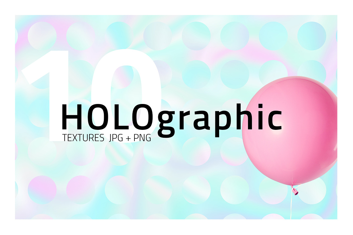 HOLOgraphic Textures Bundle, a Texture Graphic by Lum3n (Photo 1 of 6)