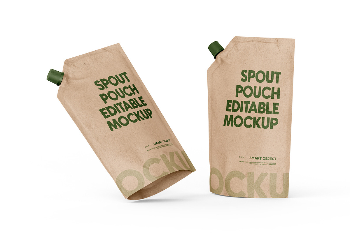 Standup Spout Pouch Mockup, a Packaging Mockup by Ram Studio LLC (Photo 12 of 17)