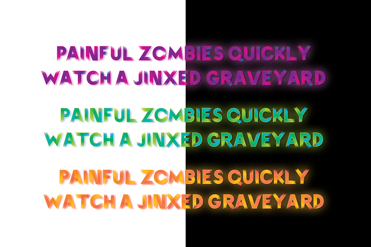 Liquid Color Font Trio preview 6