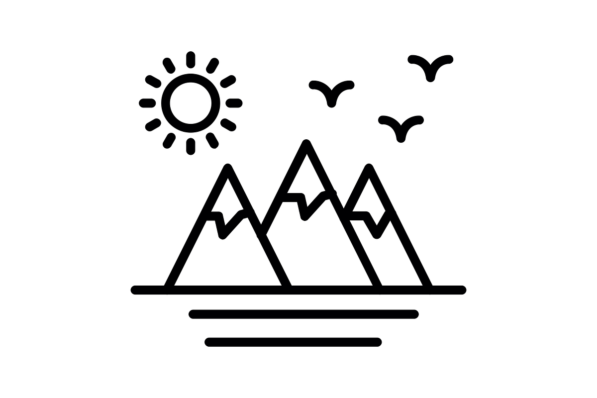 Mountain Line Icon, an Icon by Pexelpy (Photo 2 of 2)