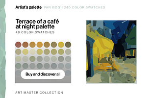 Van Gogh 240 Color Swatches Palette