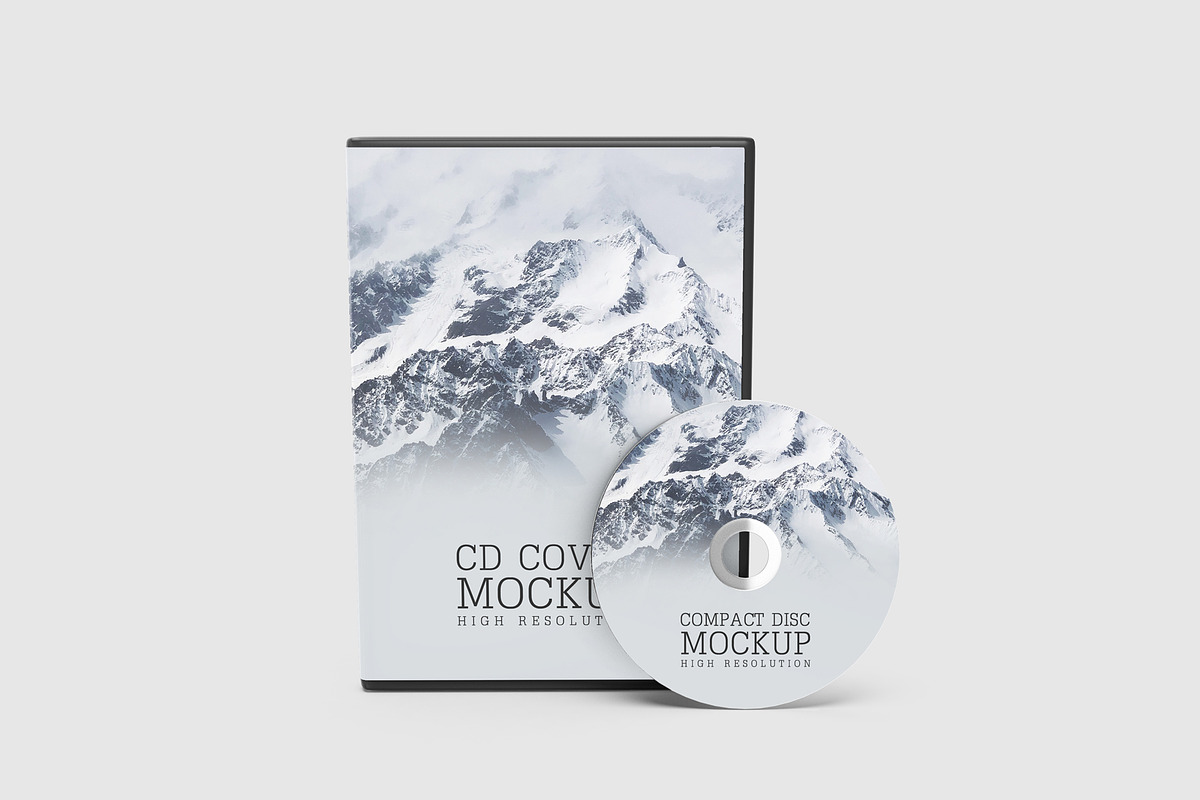 CD & Cover Mockup, a Product Mockup by ZAAS (Photo 14 of 17)