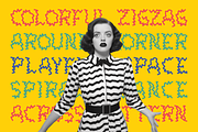 Zigzag Flux - Zigzag Playful Display, a Font by PutraCetol Studio (Thumbnail 2 of 5)