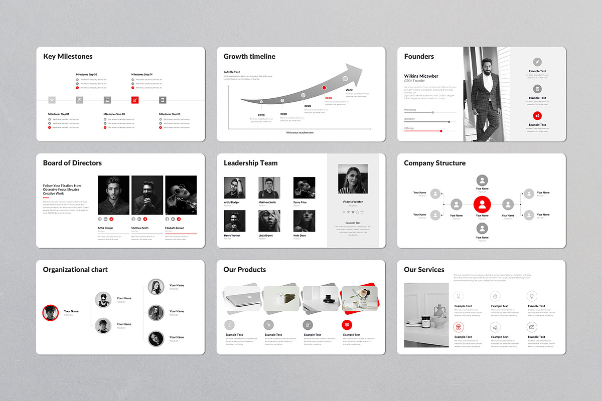 Company Profile Google Slides, a Presentation Template by Design Vault (Photo 3 of 9)