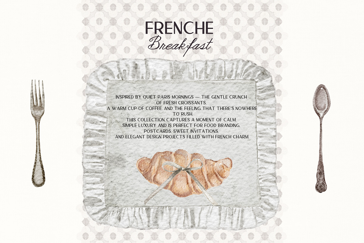 French Breakfast-Aesthetic food, a Food Illustration by Amely.Art (Photo 2 of 14)