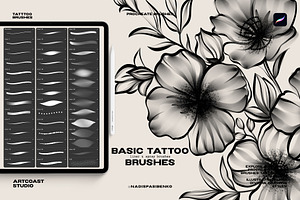 Procreate Basic Tattoo Brushes