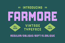 Farmore Vintage Typeface