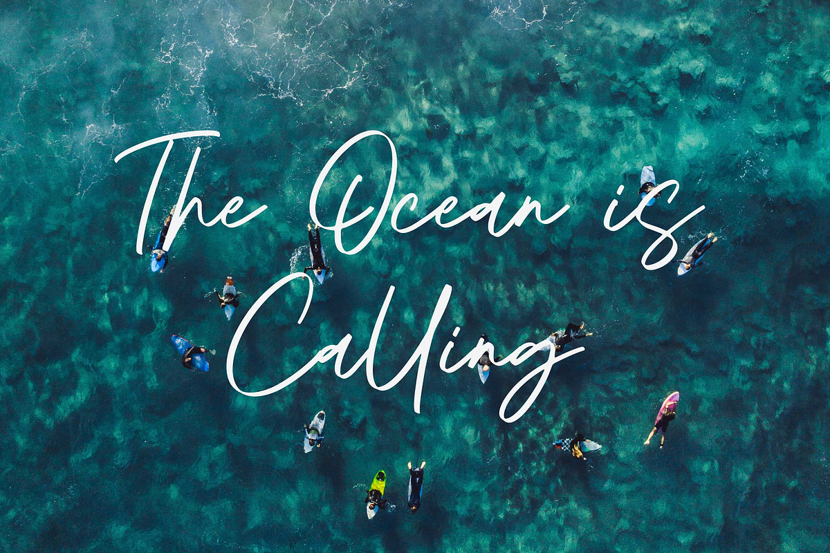 Aquatype Signature - Script Font, a Script Font by Krakenbox Studio (Photo 8 of 14)