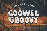 Coowel Groovy Retro font, a Serif Font by Bayuktx (Thumbnail 1 of 5)