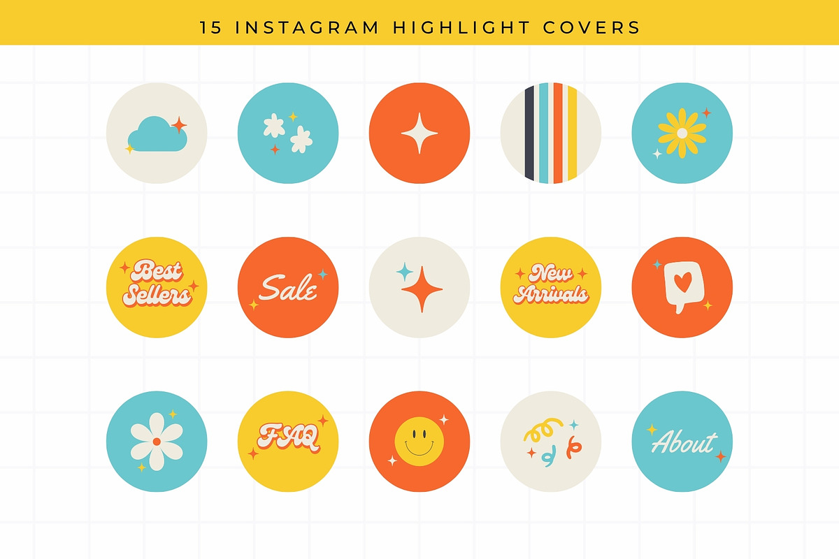 Retro Branding Kit Canva Template, a Branding & Logo Template by Anna Design Studio (Photo 7 of 9)