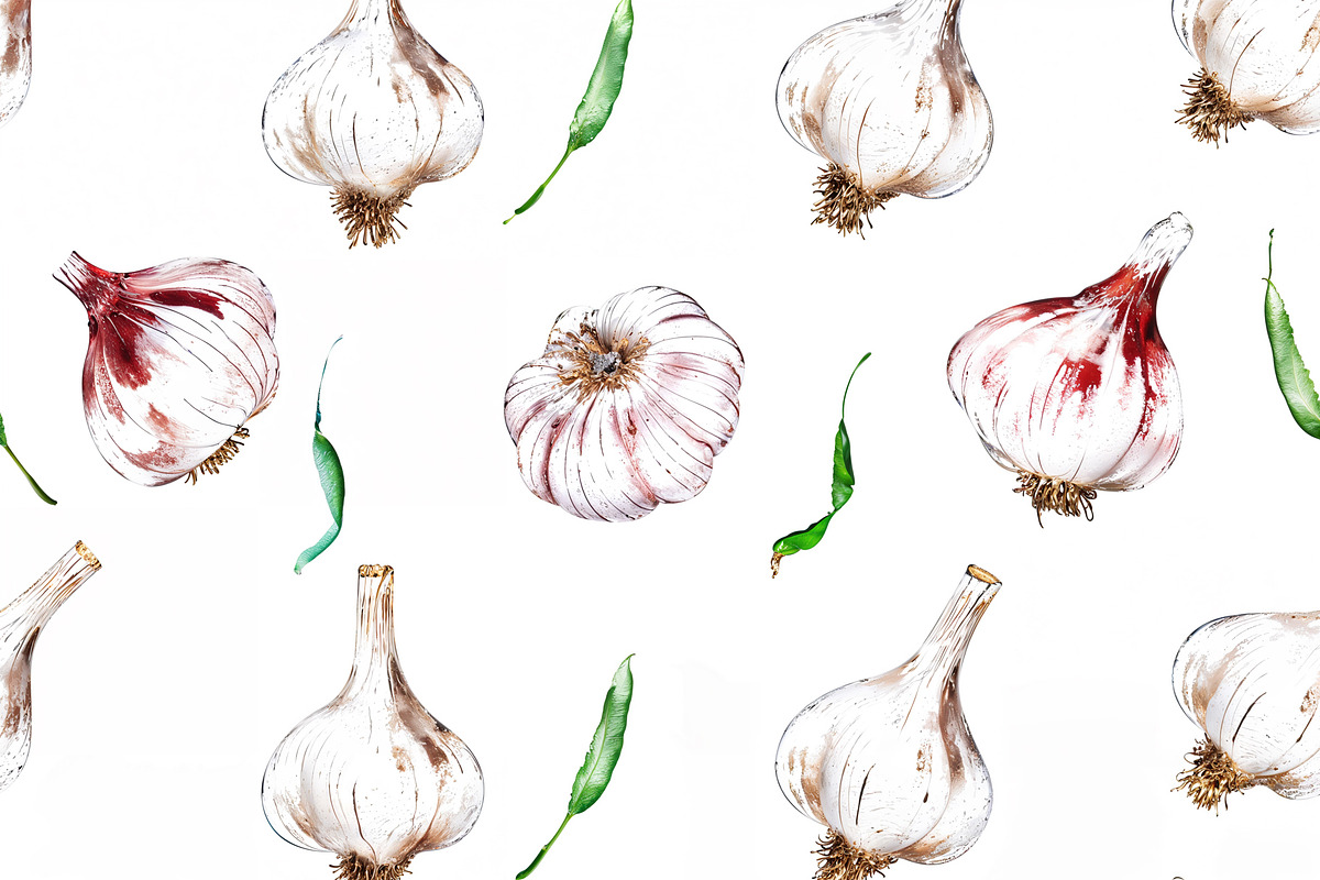 Set of 15 Seamless Vegetable Pattern, a Decorative Illustration by Miss Patterns (Photo 2 of 16)